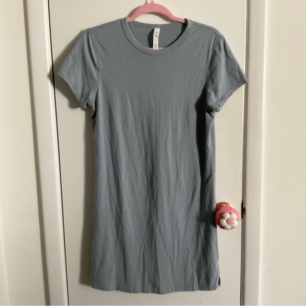 Lululemon Classic-Fit Cotton-Blend T-Shirt Dress Women’s 6